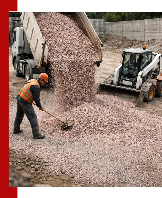 Крошка розовый гранит с доставкой в Ступино от производителя