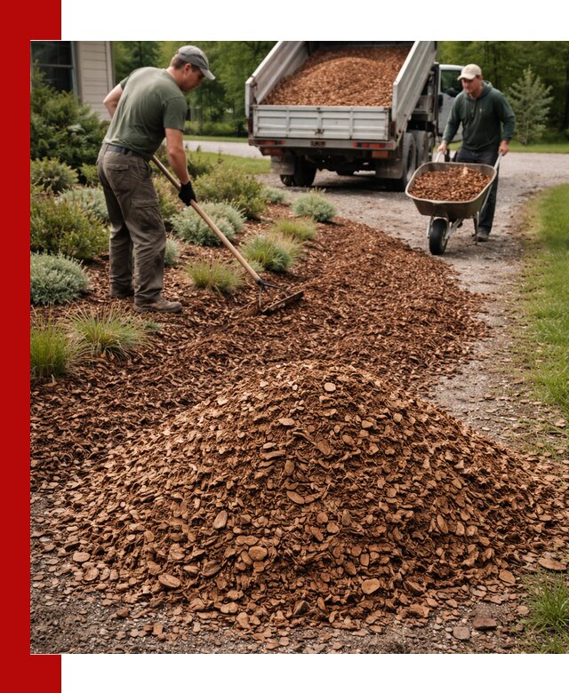 Крошка для мульчирования с доставкой в Ступино