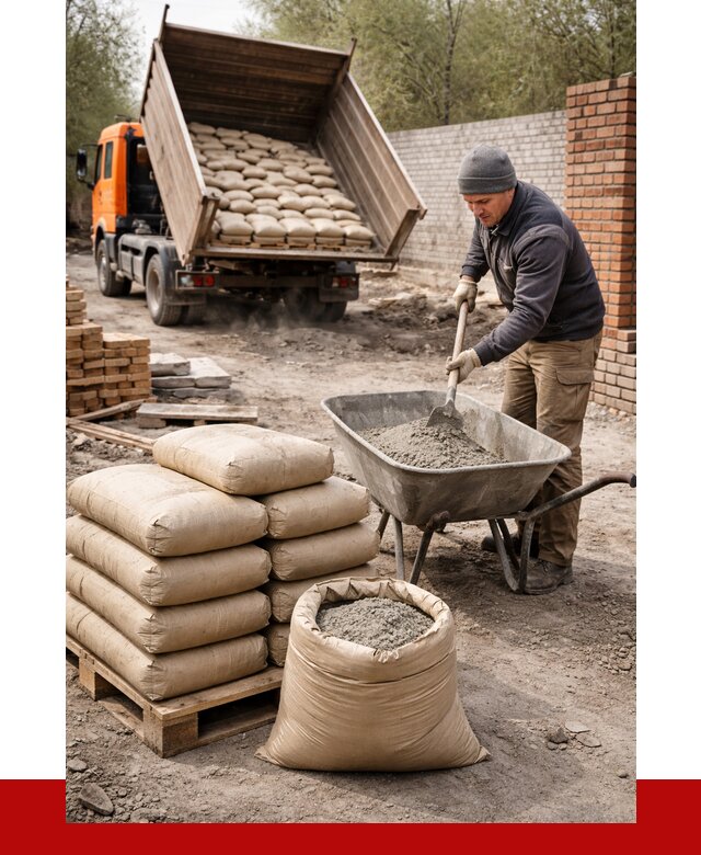 Купить сухую смесь для кладки в Ступино от 1247 р. | ПРОНЕРУДСтп