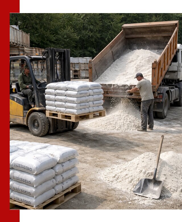 Доставка строительной извести оптом и в розницу в Ступино