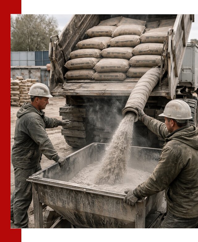 Доставка цемента М400 в Ступино оптом и в розницу