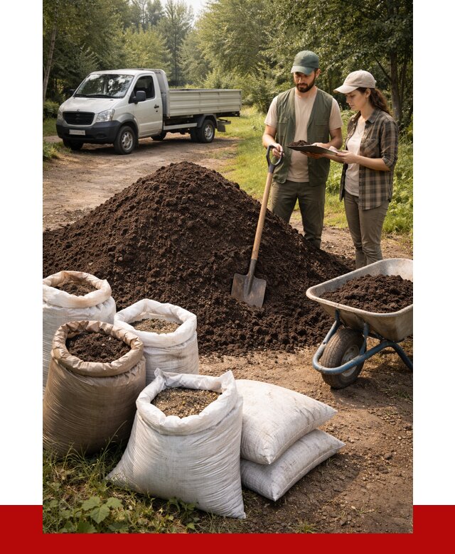 Купить грунт с доставкой в Ступине от 4677 р. за м3 | ПРОНЕРУДСтп