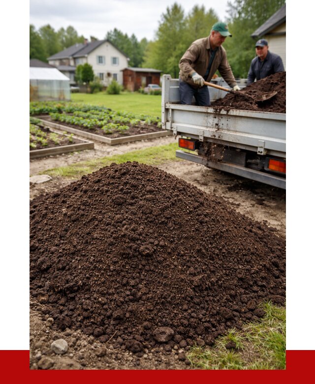 Плодородный грунт в Ступино с доставкой от 4365 р. | ПРОНЕРУДСтп