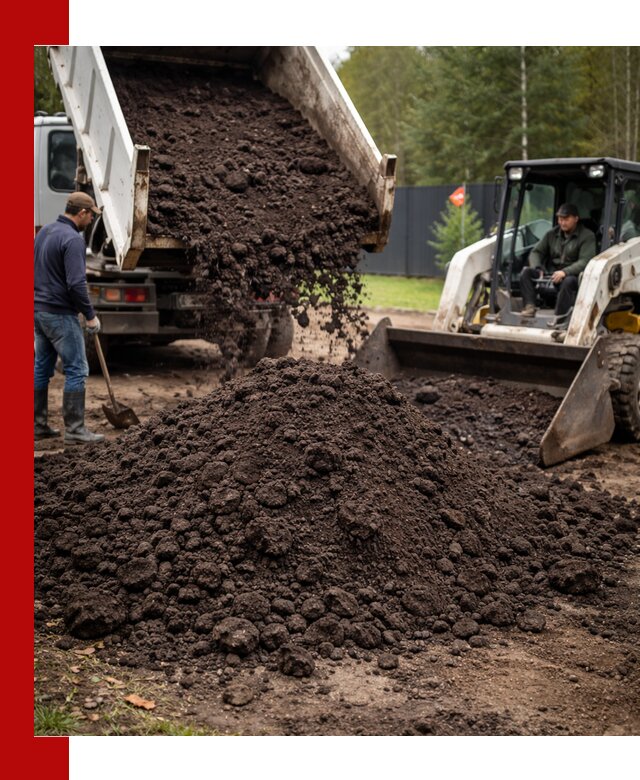 Плодородный грунт с доставкой в Ступино для садов и огородов