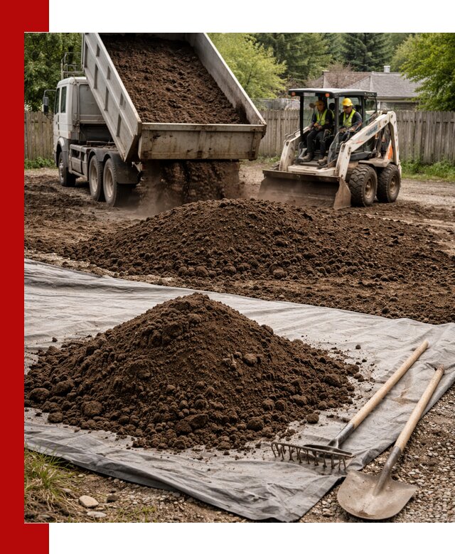 Грунт для отсыпки участка с доставкой в Ступино