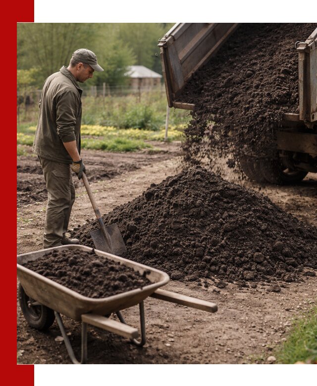 Доставка качественной земли для огорода в Ступине