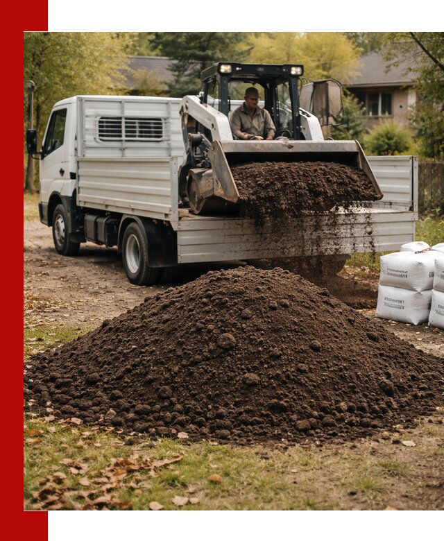 Доставка садовой земли в больших объёмах в Ступино