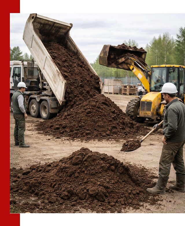 Доставка торфа оптом и в мешках в Ступино