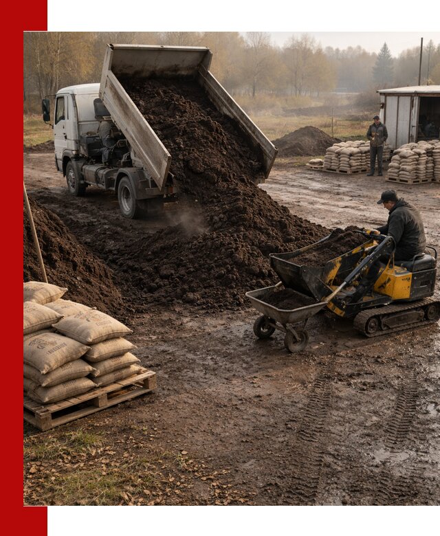 Кислый торф в доставке по выгодным ценам в Ступино