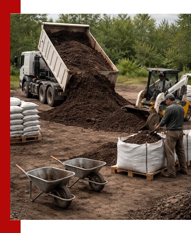 Доставка и продажа торфогрунта в Ступино оптом и в розницу