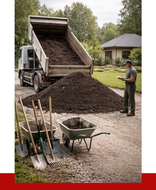 Купить чернозем с доставкой в Ступино от 1871 р. | ПРОНЕРУДСтп