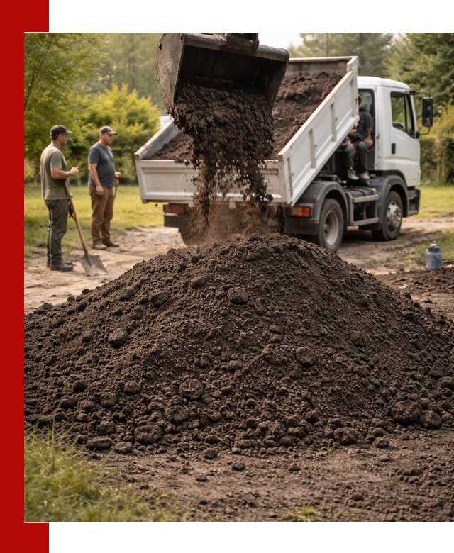 Доставка и продажа чернозема в Ступино оптом и в розницу