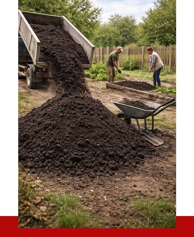 Купить чернозем для огорода в Ступино от 2599 р. | ПРОНЕРУДСтп