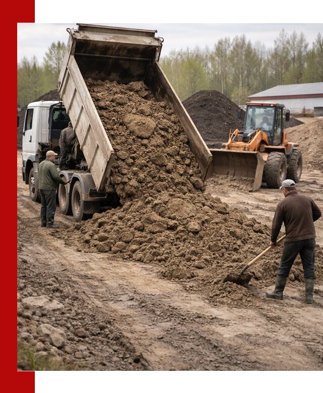 Доставка глин и суглинков в Ступино оптом и вкрай