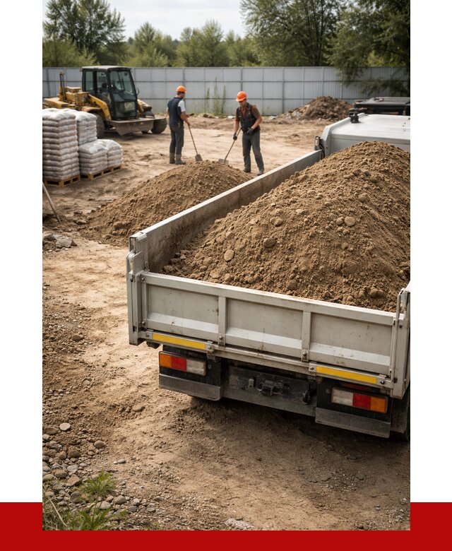 Супесь с доставкой в Ступино от 2547 р. за куб | ПРОНЕРУДСтп