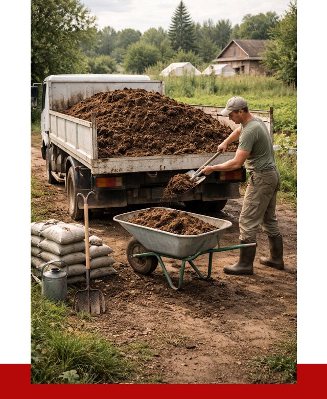 Купить коровий навоз с доставкой в Ступино от 1871 р. | ПРОНЕРУДСтп