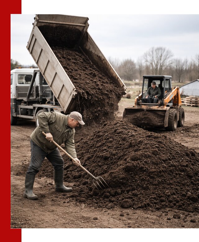 Доставка и продажа перегноя в Ступино быстро и дешево