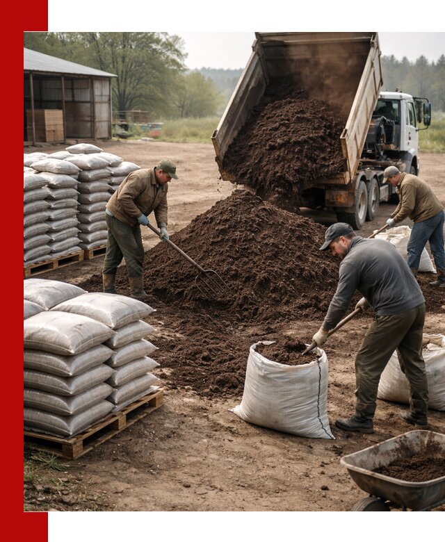 Доставка компоста оптом и в розницу в Ступино