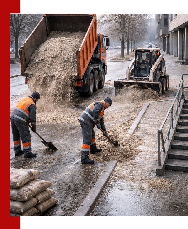 Поставка противогололедных материалов в Ступино