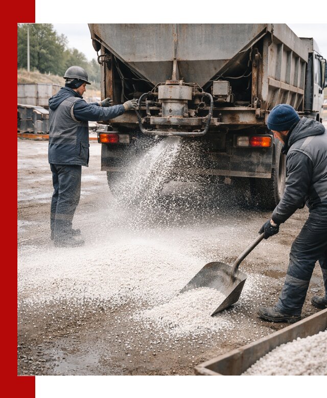 Доставка и продажа хлористого кальция в Ступино