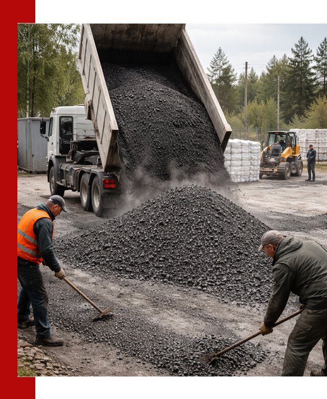 Доставка и продажа асфальтного гранулята в Ступине