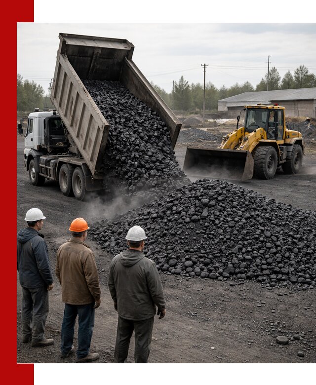 Доставка угля антрацита в Ступино с самосвалами и погрузкой