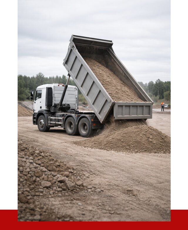 Доставка самосвалом 15 кубов в Ступино от 6756 руб. | ПРОНЕРУДСтп