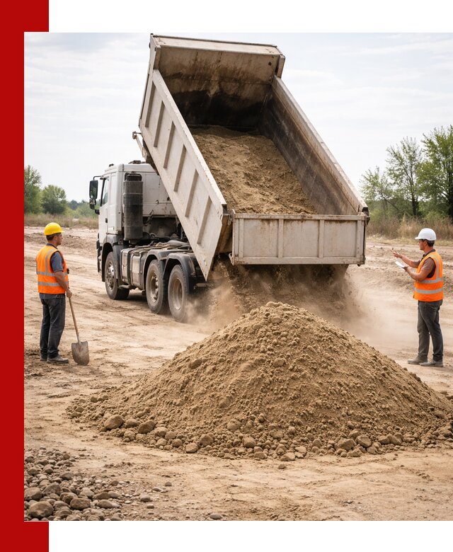 Доставка самосвалом 15 кубов в Ступино за город и по городу