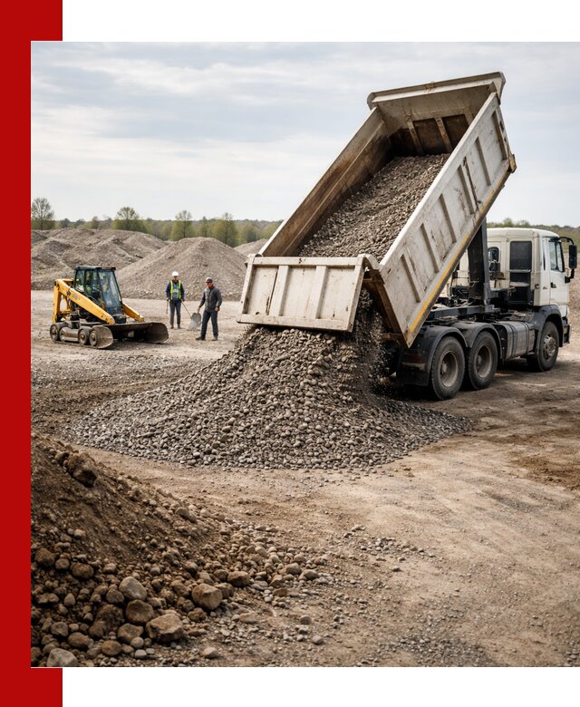 Доставка самосвалом 25 м³ в Ступино быстро и надежно