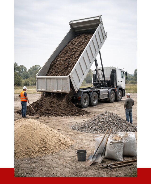 Доставка самосвалом 30 кубов в Ступино от 8835 р. | ПРОНЕРУДСтп