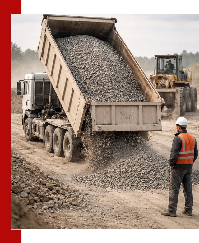 Доставка самосвалом 40 кубов цемента и сыпучих в Ступино