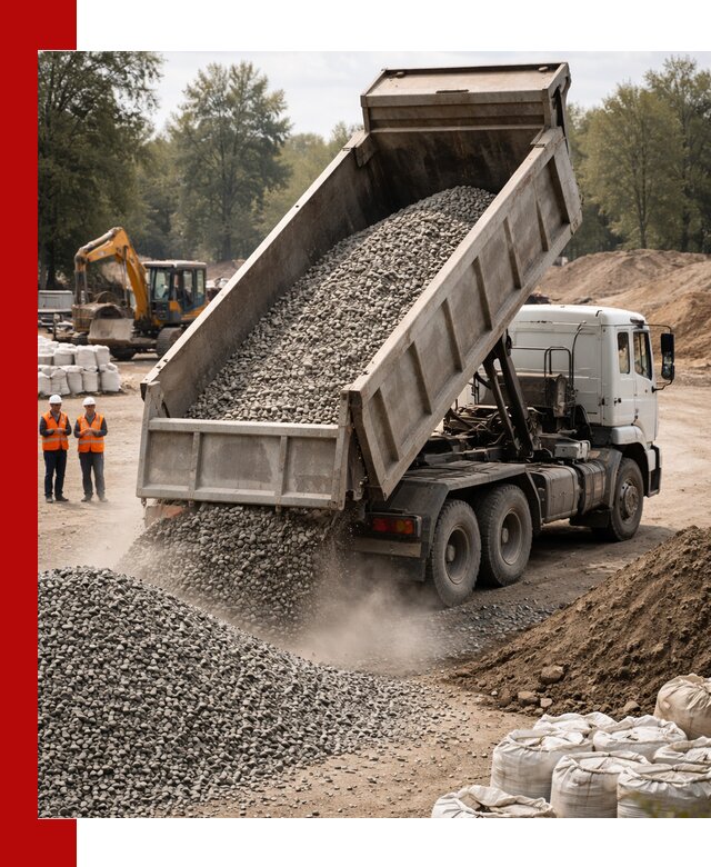 Аренда самосвала в Ступино для доставки сыпучих и нерудных материалов