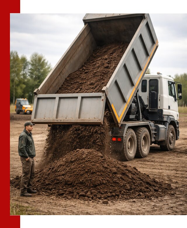 Аренда самосвала с водителем в Ступине для сыпучих грузов и навоза