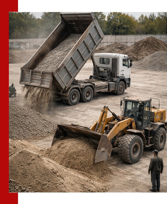 Перевозка сыпучих грузов самосвалами и бортовыми в Ступино