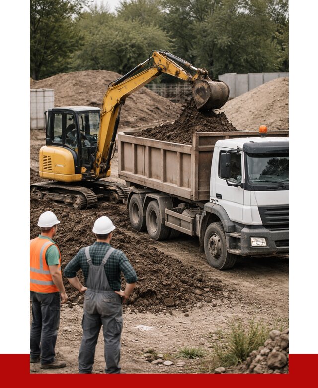 Вывоз грунта в Ступино от 4677 р. самосвалом | ПРОНЕРУДСтп