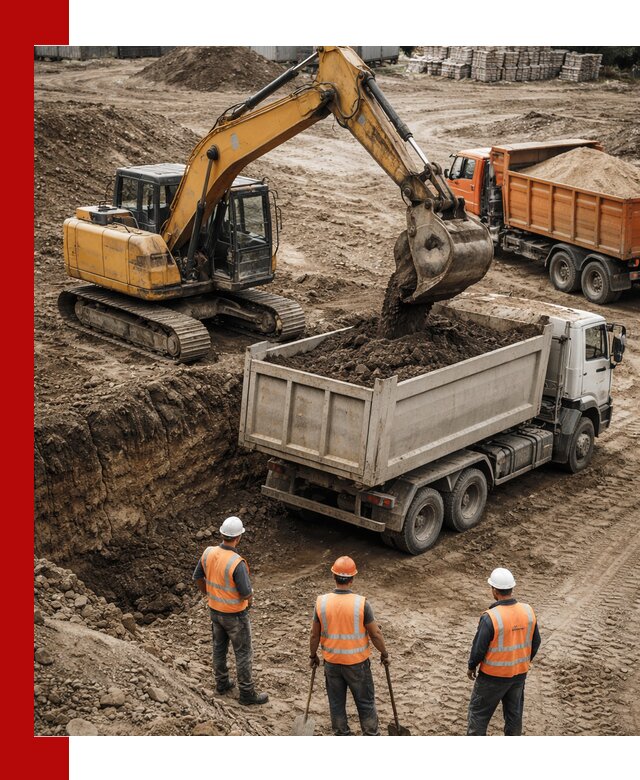 Разработка грунта для строительства и благоустройства в Ступино