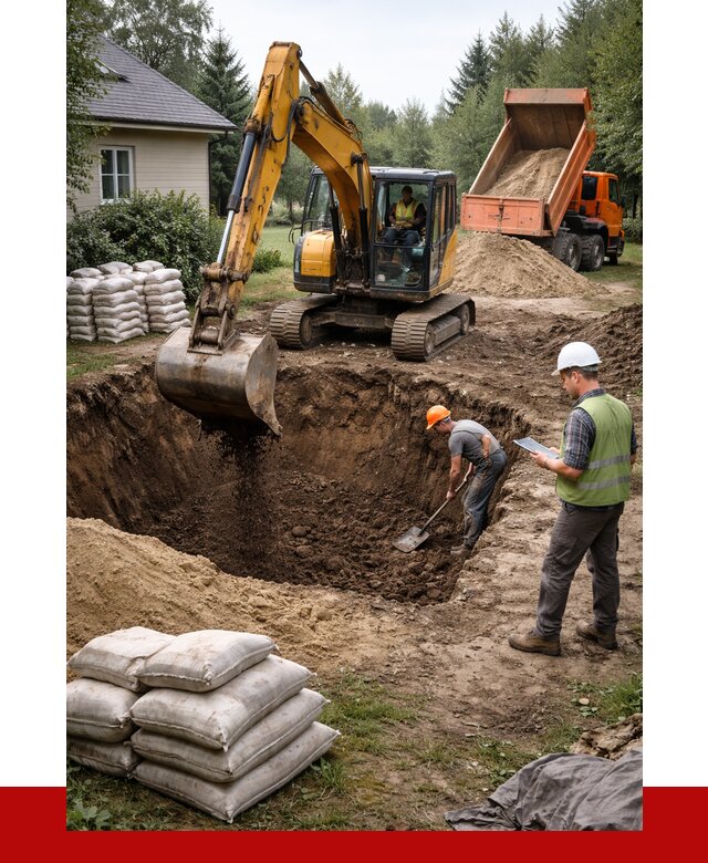 Рытье котлована в Ступино быстро от 4677 р. ПРОНЕРУДСтп