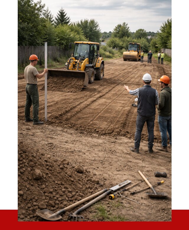 Планировка участка грунтом в Ступино от 4677 р ПРОНЕРУДСтп