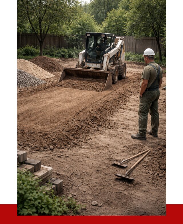 Выравнивание участка под ключ в Ступине от 3638 р. | ПРОНЕРУДСтп