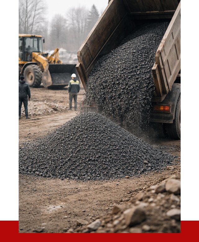 Асфальтовая крошка в Ступино с доставкой от 1871 р. | ПРОНЕРУДСтп
